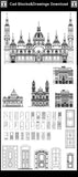 Ornamental Parts of Buildings 9 - CAD Design | Download CAD Drawings | AutoCAD Blocks | AutoCAD Symbols | CAD Drawings | Architecture Details│Landscape Details | See more about AutoCAD, Cad Drawing and Architecture Details