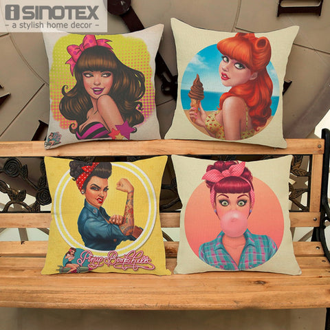 Fashion Cartoon Pillow