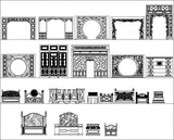 All Chinese Decoration Elements(Best Recommanded!!) - CAD Design | Download CAD Drawings | AutoCAD Blocks | AutoCAD Symbols | CAD Drawings | Architecture Details│Landscape Details | See more about AutoCAD, Cad Drawing and Architecture Details