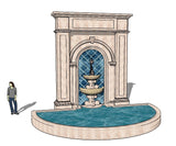 European Fountain & Waterfall Landscape-Sketchup 3D Models(Best Recommanded!!) - CAD Design | Download CAD Drawings | AutoCAD Blocks | AutoCAD Symbols | CAD Drawings | Architecture Details│Landscape Details | See more about AutoCAD, Cad Drawing and Architecture Details