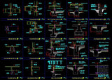 Construction Details 1 - CAD Design | Download CAD Drawings | AutoCAD Blocks | AutoCAD Symbols | CAD Drawings | Architecture Details│Landscape Details | See more about AutoCAD, Cad Drawing and Architecture Details