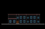 Building Elevation 1 - CAD Design | Download CAD Drawings | AutoCAD Blocks | AutoCAD Symbols | CAD Drawings | Architecture Details│Landscape Details | See more about AutoCAD, Cad Drawing and Architecture Details