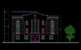 Building Elevation 4 - CAD Design | Download CAD Drawings | AutoCAD Blocks | AutoCAD Symbols | CAD Drawings | Architecture Details│Landscape Details | See more about AutoCAD, Cad Drawing and Architecture Details