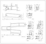 Accessibility Facilities Drawings V3 - CAD Design | Download CAD Drawings | AutoCAD Blocks | AutoCAD Symbols | CAD Drawings | Architecture Details│Landscape Details | See more about AutoCAD, Cad Drawing and Architecture Details