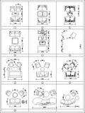 Sofa Cad Blocks Set - CAD Design | Download CAD Drawings | AutoCAD Blocks | AutoCAD Symbols | CAD Drawings | Architecture Details│Landscape Details | See more about AutoCAD, Cad Drawing and Architecture Details