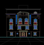 Building Elevation 10 - CAD Design | Download CAD Drawings | AutoCAD Blocks | AutoCAD Symbols | CAD Drawings | Architecture Details│Landscape Details | See more about AutoCAD, Cad Drawing and Architecture Details