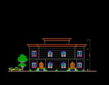 Building Elevation 3 - CAD Design | Download CAD Drawings | AutoCAD Blocks | AutoCAD Symbols | CAD Drawings | Architecture Details│Landscape Details | See more about AutoCAD, Cad Drawing and Architecture Details