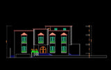 Building Elevation 1 - CAD Design | Download CAD Drawings | AutoCAD Blocks | AutoCAD Symbols | CAD Drawings | Architecture Details│Landscape Details | See more about AutoCAD, Cad Drawing and Architecture Details