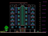 Building Elevation 2 - CAD Design | Download CAD Drawings | AutoCAD Blocks | AutoCAD Symbols | CAD Drawings | Architecture Details│Landscape Details | See more about AutoCAD, Cad Drawing and Architecture Details