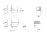 Accessibility Facilities Drawings V2 - CAD Design | Download CAD Drawings | AutoCAD Blocks | AutoCAD Symbols | CAD Drawings | Architecture Details│Landscape Details | See more about AutoCAD, Cad Drawing and Architecture Details