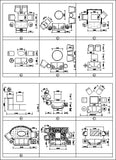 Sofa Cad Blocks Set - CAD Design | Download CAD Drawings | AutoCAD Blocks | AutoCAD Symbols | CAD Drawings | Architecture Details│Landscape Details | See more about AutoCAD, Cad Drawing and Architecture Details