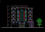 Building Elevation 2 - CAD Design | Download CAD Drawings | AutoCAD Blocks | AutoCAD Symbols | CAD Drawings | Architecture Details│Landscape Details | See more about AutoCAD, Cad Drawing and Architecture Details