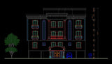 Building Elevation 7 - CAD Design | Download CAD Drawings | AutoCAD Blocks | AutoCAD Symbols | CAD Drawings | Architecture Details│Landscape Details | See more about AutoCAD, Cad Drawing and Architecture Details