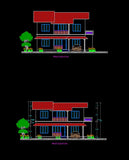Building Elevation 11 - CAD Design | Download CAD Drawings | AutoCAD Blocks | AutoCAD Symbols | CAD Drawings | Architecture Details│Landscape Details | See more about AutoCAD, Cad Drawing and Architecture Details