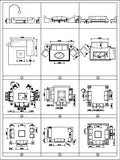 Sofa Cad Blocks Set - CAD Design | Download CAD Drawings | AutoCAD Blocks | AutoCAD Symbols | CAD Drawings | Architecture Details│Landscape Details | See more about AutoCAD, Cad Drawing and Architecture Details