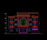Building Elevation 2 - CAD Design | Download CAD Drawings | AutoCAD Blocks | AutoCAD Symbols | CAD Drawings | Architecture Details│Landscape Details | See more about AutoCAD, Cad Drawing and Architecture Details