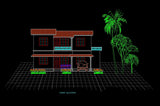 Building Elevation 7 - CAD Design | Download CAD Drawings | AutoCAD Blocks | AutoCAD Symbols | CAD Drawings | Architecture Details│Landscape Details | See more about AutoCAD, Cad Drawing and Architecture Details