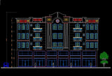 Building Elevation 3 - CAD Design | Download CAD Drawings | AutoCAD Blocks | AutoCAD Symbols | CAD Drawings | Architecture Details│Landscape Details | See more about AutoCAD, Cad Drawing and Architecture Details