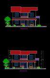 Building Elevation 10 - CAD Design | Download CAD Drawings | AutoCAD Blocks | AutoCAD Symbols | CAD Drawings | Architecture Details│Landscape Details | See more about AutoCAD, Cad Drawing and Architecture Details