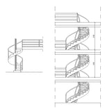 Free Spiral Stair Details - CAD Design | Download CAD Drawings | AutoCAD Blocks | AutoCAD Symbols | CAD Drawings | Architecture Details│Landscape Details | See more about AutoCAD, Cad Drawing and Architecture Details