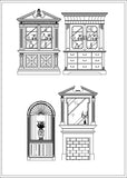 Furniture  Elevation design - CAD Design | Download CAD Drawings | AutoCAD Blocks | AutoCAD Symbols | CAD Drawings | Architecture Details│Landscape Details | See more about AutoCAD, Cad Drawing and Architecture Details