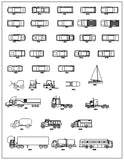 Automobile-Airplane-Truck Blocks - CAD Design | Download CAD Drawings | AutoCAD Blocks | AutoCAD Symbols | CAD Drawings | Architecture Details│Landscape Details | See more about AutoCAD, Cad Drawing and Architecture Details