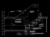 Free CAD Details-Stair @ Landing Detail - CAD Design | Download CAD Drawings | AutoCAD Blocks | AutoCAD Symbols | CAD Drawings | Architecture Details│Landscape Details | See more about AutoCAD, Cad Drawing and Architecture Details