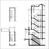 Free Stair Elevation Cad 2 - CAD Design | Download CAD Drawings | AutoCAD Blocks | AutoCAD Symbols | CAD Drawings | Architecture Details│Landscape Details | See more about AutoCAD, Cad Drawing and Architecture Details