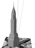 Sketchup 3D Architecture models- 3D Chrysler Building - CAD Design | Download CAD Drawings | AutoCAD Blocks | AutoCAD Symbols | CAD Drawings | Architecture Details│Landscape Details | See more about AutoCAD, Cad Drawing and Architecture Details