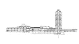 SC Johnson Administration Building and Research Tower-Frank Lloyd Wright - CAD Design | Download CAD Drawings | AutoCAD Blocks | AutoCAD Symbols | CAD Drawings | Architecture Details│Landscape Details | See more about AutoCAD, Cad Drawing and Architecture Details