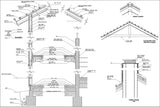 Free Wood Structure Details 1 - CAD Design | Download CAD Drawings | AutoCAD Blocks | AutoCAD Symbols | CAD Drawings | Architecture Details│Landscape Details | See more about AutoCAD, Cad Drawing and Architecture Details