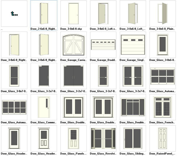 Sketchup Door 3D models download - CAD Design | Download CAD Drawings | AutoCAD Blocks | AutoCAD Symbols | CAD Drawings | Architecture Details│Landscape Details | See more about AutoCAD, Cad Drawing and Architecture Details