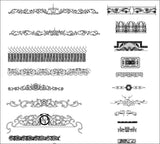 All Architectural decorative blocks V.6 - CAD Design | Download CAD Drawings | AutoCAD Blocks | AutoCAD Symbols | CAD Drawings | Architecture Details│Landscape Details | See more about AutoCAD, Cad Drawing and Architecture Details