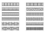 Free  Wrought  Iron 2 - CAD Design | Download CAD Drawings | AutoCAD Blocks | AutoCAD Symbols | CAD Drawings | Architecture Details│Landscape Details | See more about AutoCAD, Cad Drawing and Architecture Details