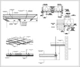 Ceiling Details V2 - CAD Design | Download CAD Drawings | AutoCAD Blocks | AutoCAD Symbols | CAD Drawings | Architecture Details│Landscape Details | See more about AutoCAD, Cad Drawing and Architecture Details