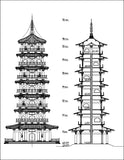 Chinese Architecture - CAD Design | Download CAD Drawings | AutoCAD Blocks | AutoCAD Symbols | CAD Drawings | Architecture Details│Landscape Details | See more about AutoCAD, Cad Drawing and Architecture Details