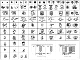 Disabled cad blocks 2 - CAD Design | Download CAD Drawings | AutoCAD Blocks | AutoCAD Symbols | CAD Drawings | Architecture Details│Landscape Details | See more about AutoCAD, Cad Drawing and Architecture Details