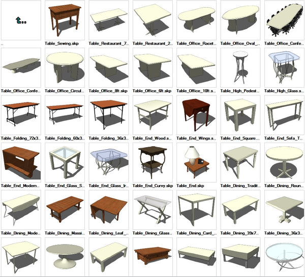 Sketchup Table 3D models download - CAD Design | Download CAD Drawings | AutoCAD Blocks | AutoCAD Symbols | CAD Drawings | Architecture Details│Landscape Details | See more about AutoCAD, Cad Drawing and Architecture Details
