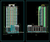 32 Floor Residential drawings - CAD Design | Download CAD Drawings | AutoCAD Blocks | AutoCAD Symbols | CAD Drawings | Architecture Details│Landscape Details | See more about AutoCAD, Cad Drawing and Architecture Details