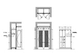 Door structure details - CAD Design | Download CAD Drawings | AutoCAD Blocks | AutoCAD Symbols | CAD Drawings | Architecture Details│Landscape Details | See more about AutoCAD, Cad Drawing and Architecture Details