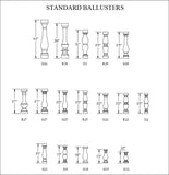 Free CAD Details-Standard Balusters - CAD Design | Download CAD Drawings | AutoCAD Blocks | AutoCAD Symbols | CAD Drawings | Architecture Details│Landscape Details | See more about AutoCAD, Cad Drawing and Architecture Details