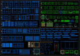Windows Blocks - CAD Design | Download CAD Drawings | AutoCAD Blocks | AutoCAD Symbols | CAD Drawings | Architecture Details│Landscape Details | See more about AutoCAD, Cad Drawing and Architecture Details