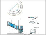 Glass Stair Details in autocad dwg files - CAD Design | Download CAD Drawings | AutoCAD Blocks | AutoCAD Symbols | CAD Drawings | Architecture Details│Landscape Details | See more about AutoCAD, Cad Drawing and Architecture Details