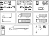 Transportation Blocks Bundle - CAD Design | Download CAD Drawings | AutoCAD Blocks | AutoCAD Symbols | CAD Drawings | Architecture Details│Landscape Details | See more about AutoCAD, Cad Drawing and Architecture Details
