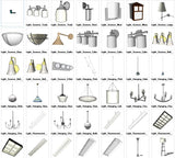 Sketchup Lighting 3D models download - CAD Design | Download CAD Drawings | AutoCAD Blocks | AutoCAD Symbols | CAD Drawings | Architecture Details│Landscape Details | See more about AutoCAD, Cad Drawing and Architecture Details