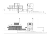 Le Corbusier -Maisons Jaoul - CAD Design | Download CAD Drawings | AutoCAD Blocks | AutoCAD Symbols | CAD Drawings | Architecture Details│Landscape Details | See more about AutoCAD, Cad Drawing and Architecture Details