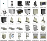 Sketchup Appliances 3D models download - CAD Design | Download CAD Drawings | AutoCAD Blocks | AutoCAD Symbols | CAD Drawings | Architecture Details│Landscape Details | See more about AutoCAD, Cad Drawing and Architecture Details