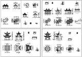 Chinese Architecture CAD Drawings-All Chinese Pavilion Collections - CAD Design | Download CAD Drawings | AutoCAD Blocks | AutoCAD Symbols | CAD Drawings | Architecture Details│Landscape Details | See more about AutoCAD, Cad Drawing and Architecture Details