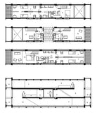 Lecorbusier-Housing Unit - CAD Design | Download CAD Drawings | AutoCAD Blocks | AutoCAD Symbols | CAD Drawings | Architecture Details│Landscape Details | See more about AutoCAD, Cad Drawing and Architecture Details