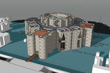 Sketchup 3D Architecture models- National Assembly Building of Bangladesh(Louis Kahn ) - CAD Design | Download CAD Drawings | AutoCAD Blocks | AutoCAD Symbols | CAD Drawings | Architecture Details│Landscape Details | See more about AutoCAD, Cad Drawing and Architecture Details